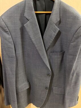 Daniel Cremieux Gray-Blue Micro-Pattern Sport Coat